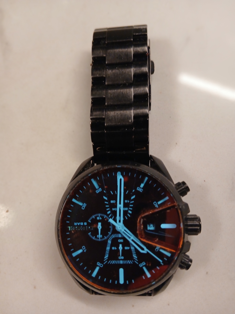 Diesel MS9 Bracelet Chronograph Watch, 48mm New No Tags